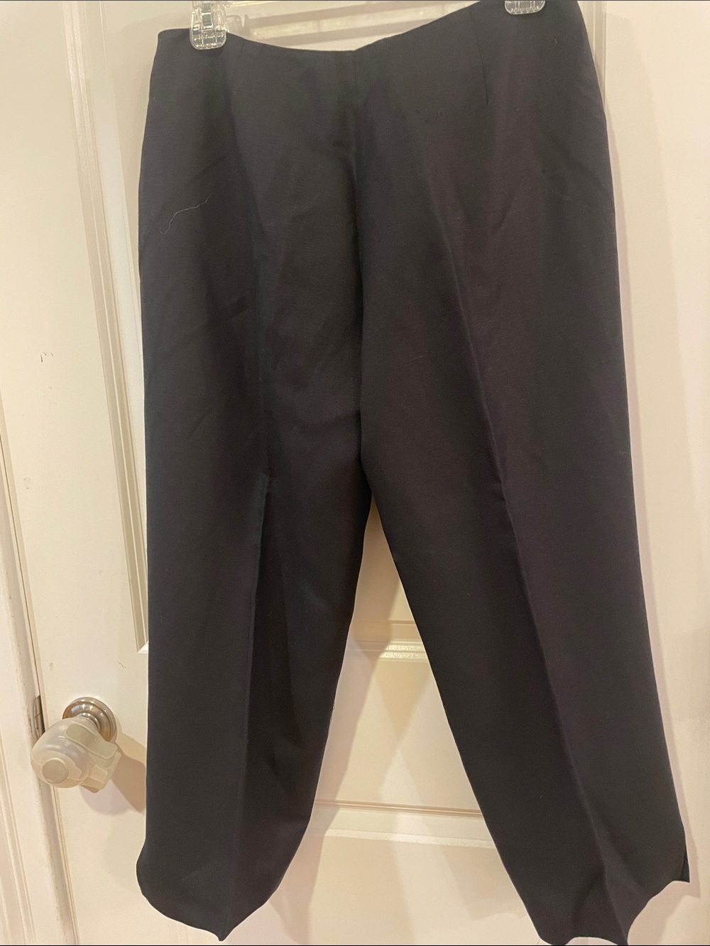 Larry Levine Lined Black Pants Colorful Butterfly & Floral Embroidery, size 8 - Picture 6 of 6